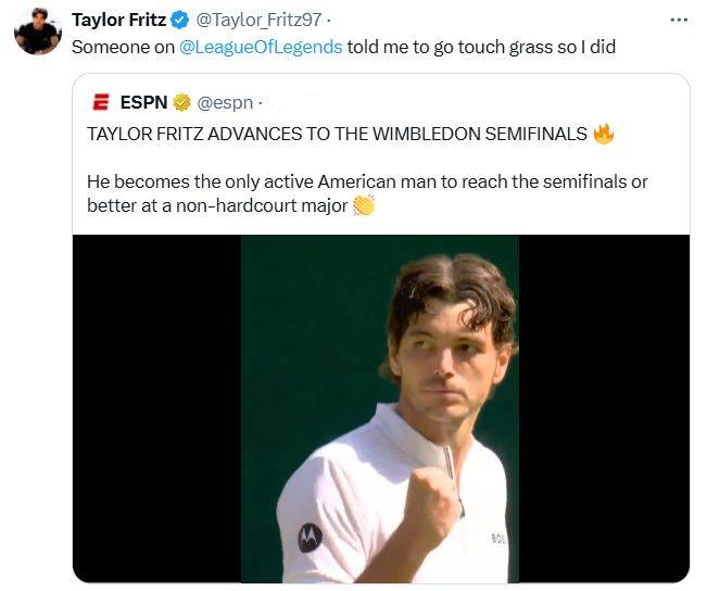 打野太菜(cài)被玩家噴(pēn)？温网四强与LOL双修路