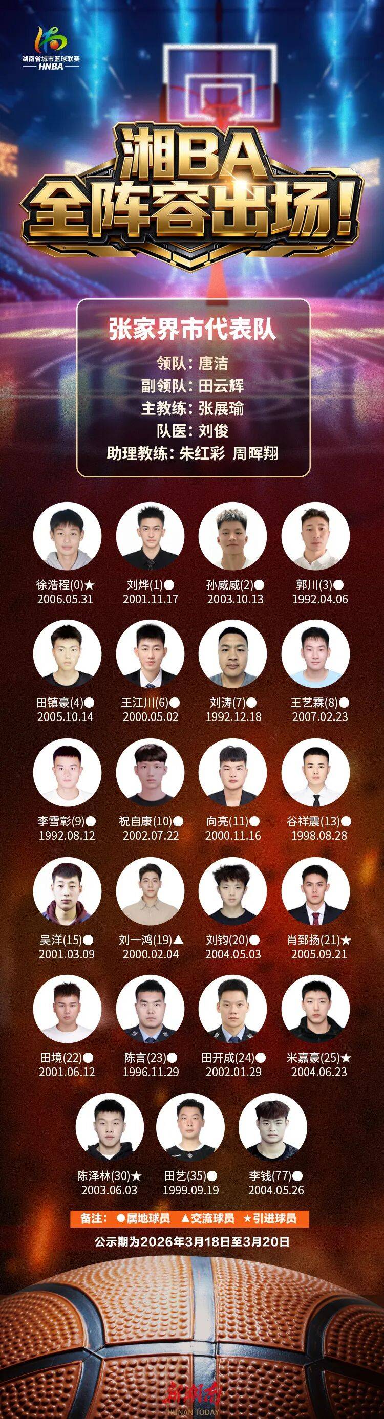 快来get你的家乡战队！“湘BA”14队全阵容亮相，为家乡而战！